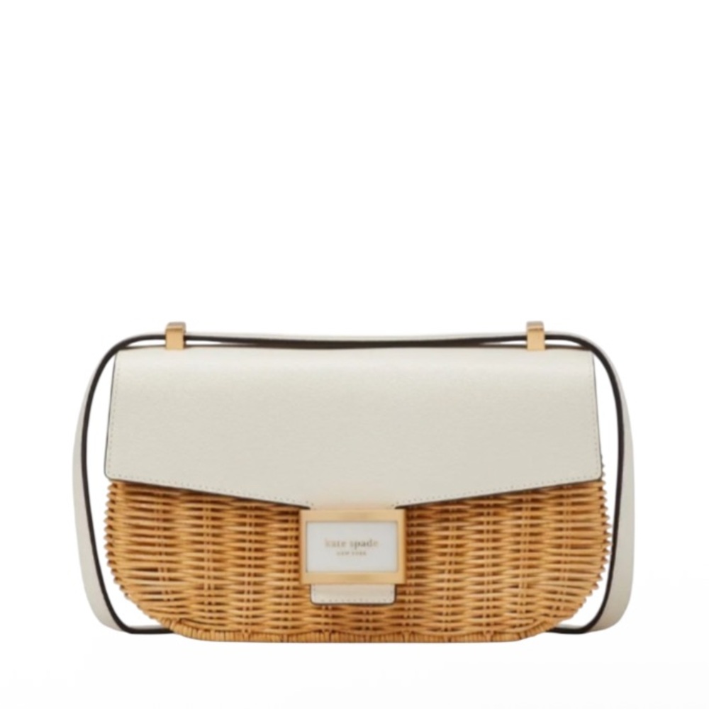 Kate Spade Katy Wicker & Leather Crossbody